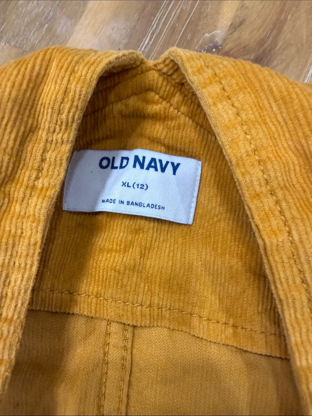 Old Navy Mustard Corduroy Pinafore Dress